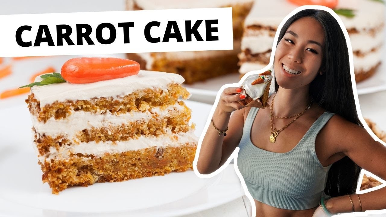 CARROT CAKE - Low Carb Protein | Karottenkuchen OHNE ZUCKER OHNE MEHL | Heyxngoc