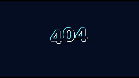 simple Animation 404 page (HTML, CSS, only) | Free Sourcecode