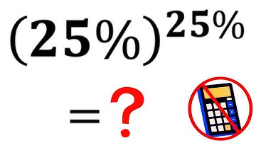 90% Failed to answer correctly without calculators | Exponents with Percentage | Fun Algebra Problem