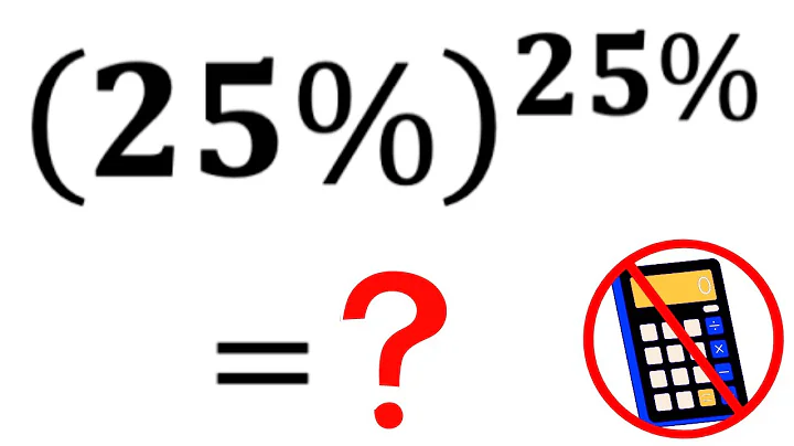 90% Failed to answer correctly without calculators | Exponents with Percentage | Fun Algebra Problem