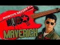 Top gun themed guitar mod  the maverick