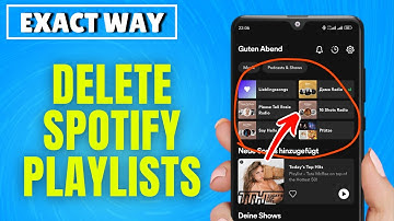 Hoe verwijder je afspeellijsten in Spotify!
