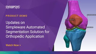 Updates On Simpleware Automated Segmentation Solution For Orthopedic Application Synopsys