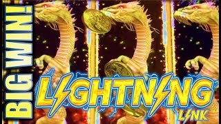 ★BIG WIN!! NEW LIGHTNING LINK SLOTS!★ DRAGON'S RICHES & EYES OF FORTUNE Slot Machine (Aristocrat)