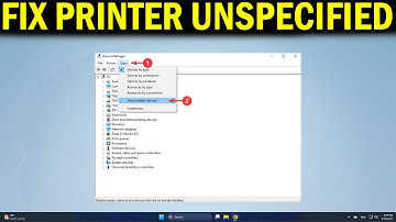 How To Fix Printer Showing as Unspecified Device on Windows Computer