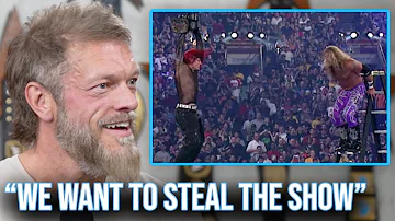 Edge On Spearing Jeff Hardy Off The Ladder