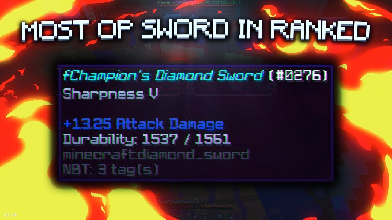 OP SWORD IN RANKED SKYWARS - Hypixel Ranked Skywars
