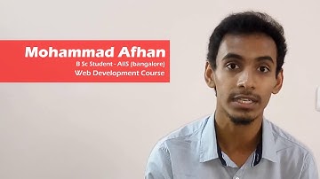 Web Development Training in Bangalore - Afhan - Zenrays Review