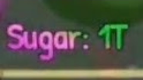 What 1 TRILLION Sugar looks like..