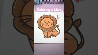 Coloring a Lion 🦁