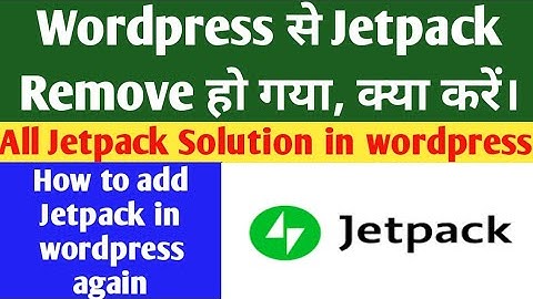 Removing wordpress sites From your jetpack account