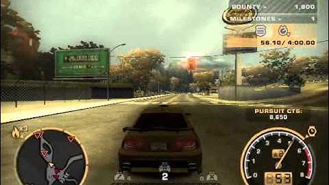 NFS Most Wanted - LEXUS IS 300 - Blacklist 13 - VIC - Milestones - Trade Paint