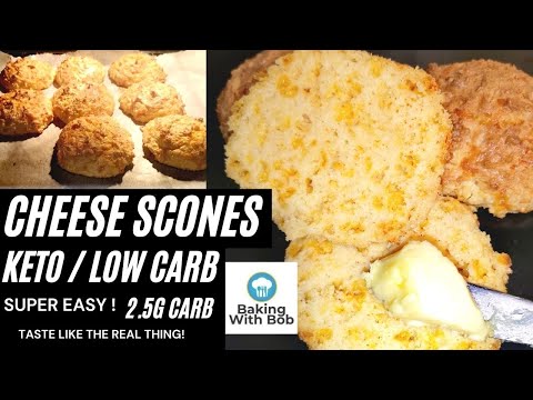 Cheese scones low carb keto easy recipe taste like the real thing
