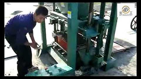 QT4-40 manual hollow concrete solid paver block making machine - Qingdao HF Industry Co.,Ltd