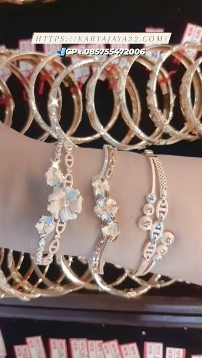Gelang Rosegold variasi putih & pink.Silahkan 🤗