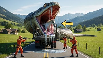 Dappere helden redden autistisch paard van gigantische python met dodelijke spoelen🦄🐍