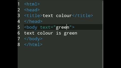 How to Change Text Colour in HTML | HTML code to change Text Colour using Mobile anWriter App