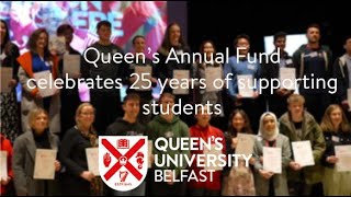 Queen's Annual Fund celebrates 25 years supporting students