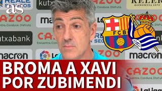 La 'PULLA' de IMANOL ALGUACIL a XAVI por el INTERÉS del BARÇA en el FICHAJE de ZUBIMENDI | Diario AS