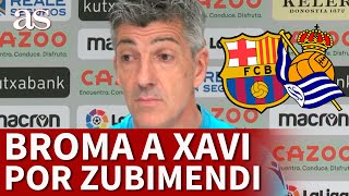 La 'PULLA' de IMANOL ALGUACIL a XAVI por el INTERÉS del BARÇA en el FICHAJE de ZUBIMENDI | Diario AS