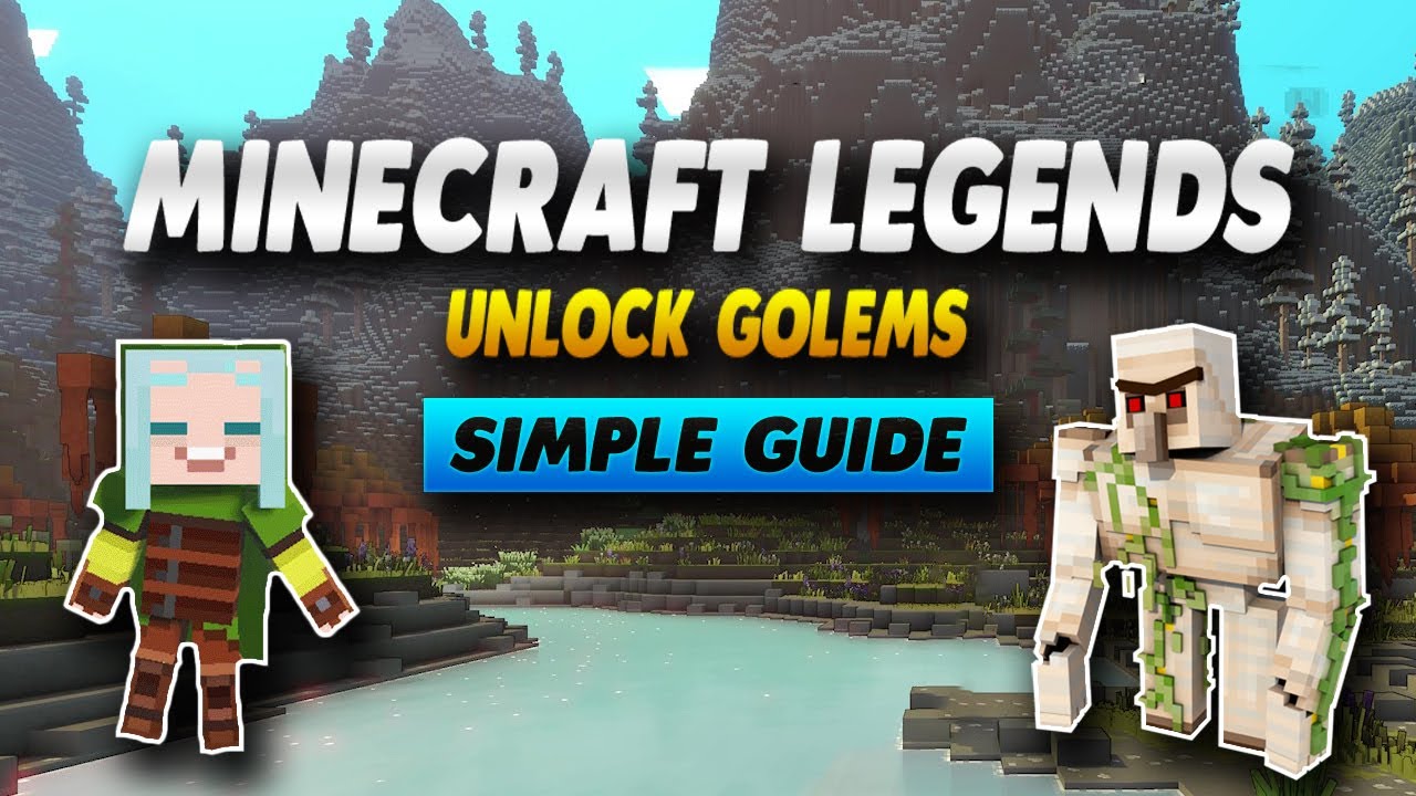 Minecraft Legends: How To Unlock First Golem Super Units  Oak, Brick,  Stone & Diorite Golem Locations Guide - Gameranx