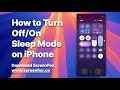 How to Turn Off/On Sleep Mode on iPhone