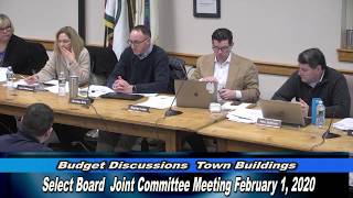 Sherborn Select Board Joint Meeting February 1, 2020 Part 2