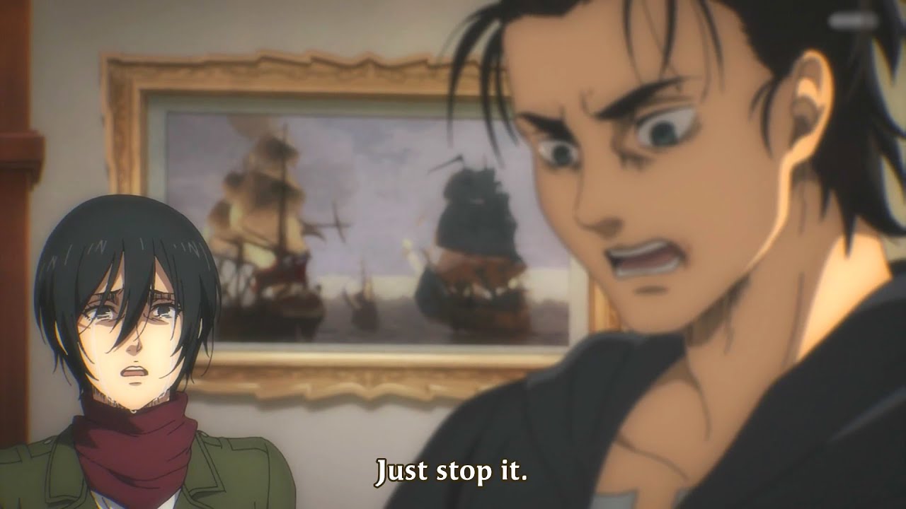 images Levi Ackerman Season 4 Drip eren hurt mikasa armin feelings eren being savage attack on titan season 4