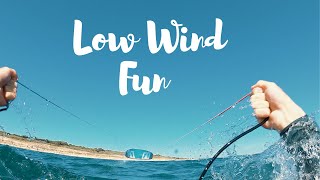 Low Wind Fun - Summer Kitefoil Memories in light wind