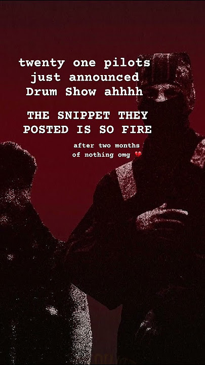 @twentyonepilots ANNOUNCED A NEW SINGLE!!