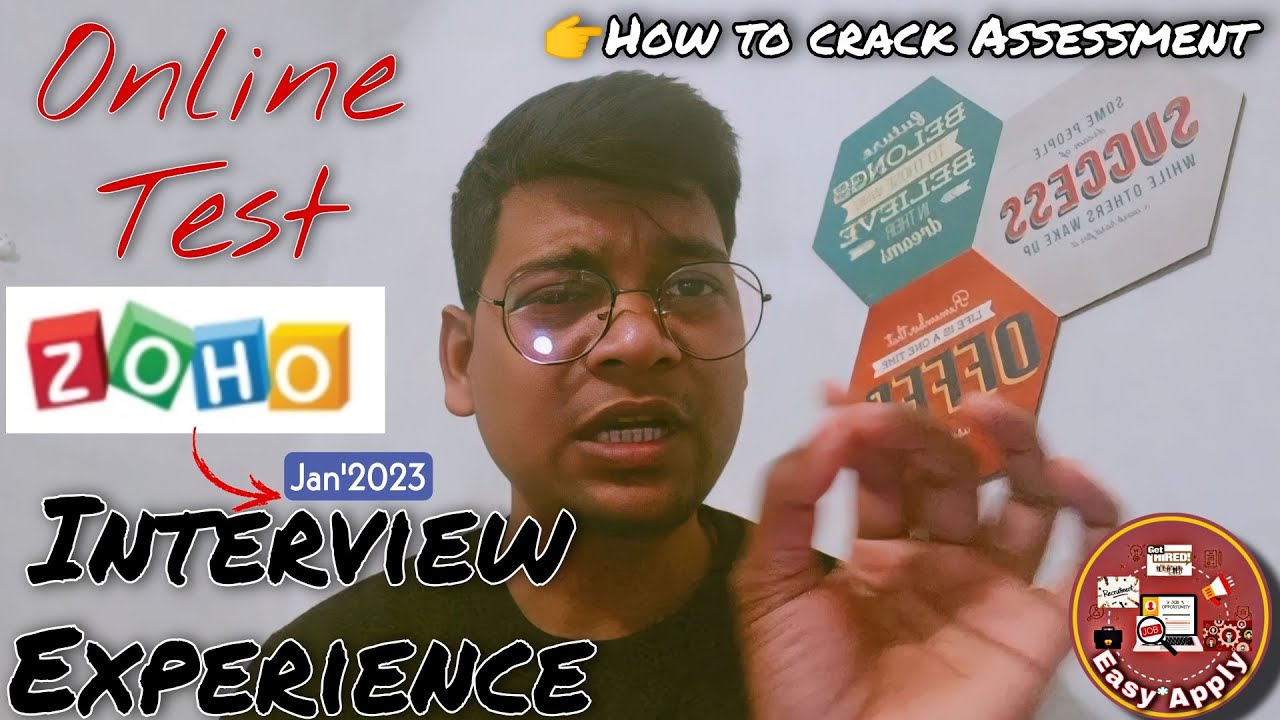 Zoho Interview Experience JAN'23 |How to Crack Zoho Assesment Test ...