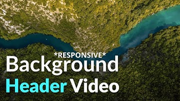 Responsive Background Video in CSS | How to add in Video CSS | FrontendDUDE