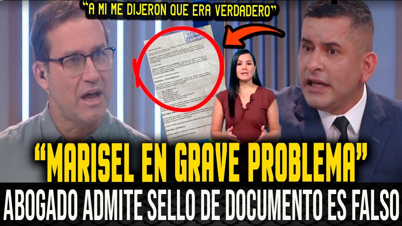 Abogado de MARISEL LINARES se rectifica en vivo tras ser DESMENTIDO por NOTARIO