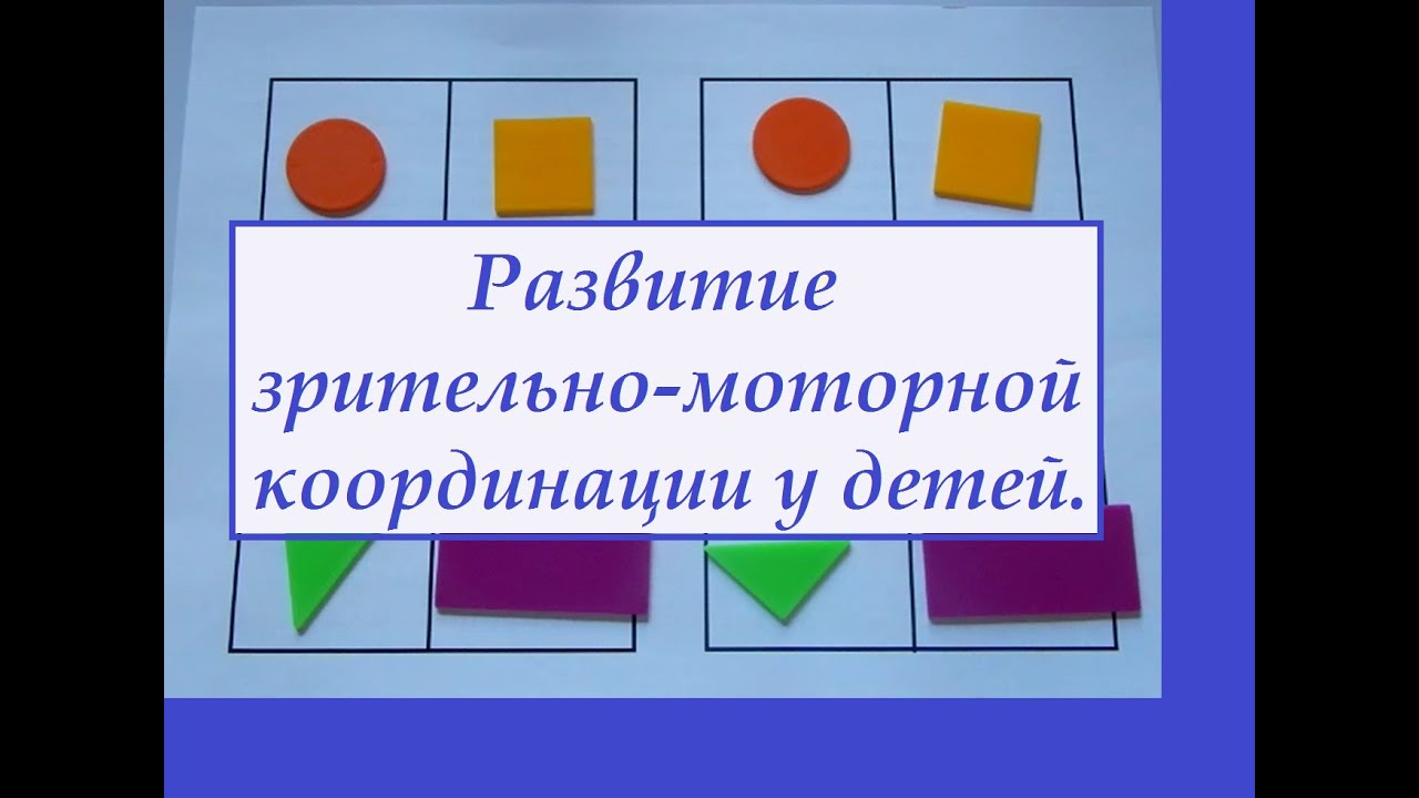Развитие зрительно моторной координации