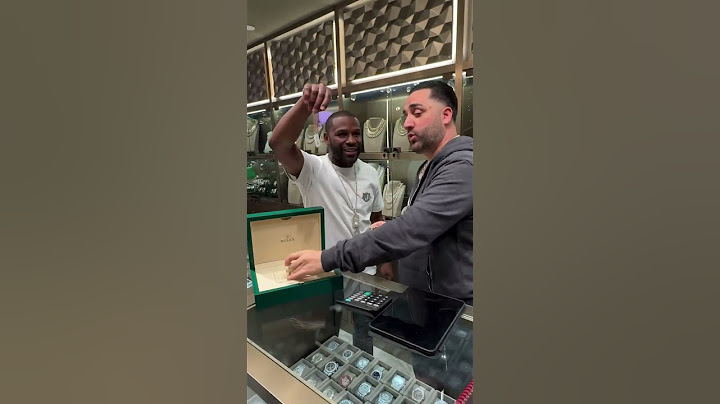 Floyd Mayweather buys $400k ‘Eye of the Tiger’ Rolex from Benny The Jeweler ⌚️