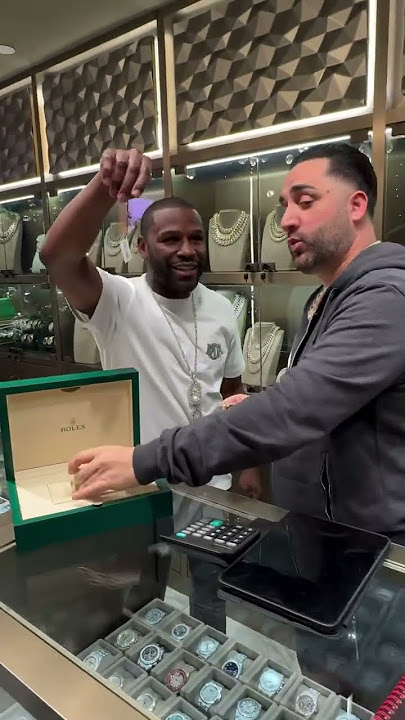 Floyd Mayweather buys $400k ‘Eye of the Tiger’ Rolex from Benny The Jeweler ⌚️