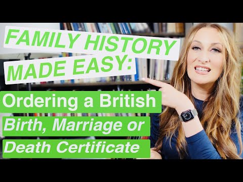 How to Find and Order a Birth, Marriage or Death Certificate for your Family Tree