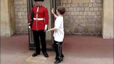 British Royal Guard Soldier - (TRY NOT TO LAUGH) ***FUNNIEST VIDEO EVER!!!***