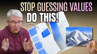 Why This One Watercolour Value Makes Painting So Much Easier !