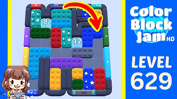 Color Block Jam Level 629 Solution Walkthrough