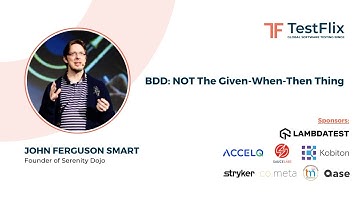"BDD: NOT The Given-When-Then Thing" by John Ferguson Smart | bdd testing | how bdd works