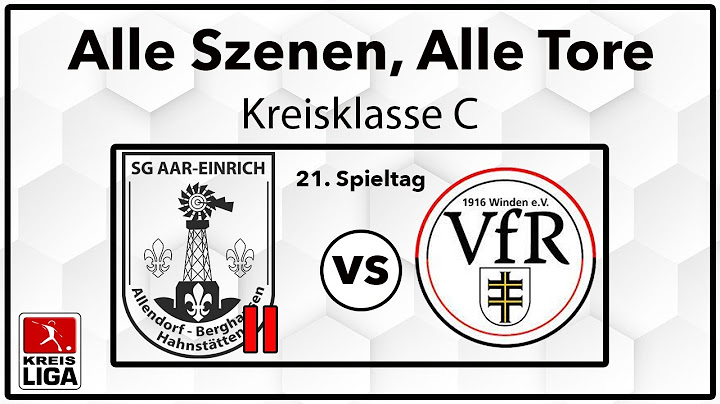 8-Tore-Spektakel mit 3 Doppelpackern! Kreisklasse C SG Aar-Einrich II gegen VfR Winden