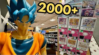 2000+ GACHA Machines & Anime Shopping at BANDAI NAMCO KYOTO! Dragonball, Pokemon, One Piece Etc