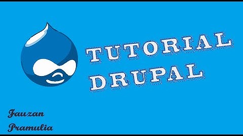 8. Tutorial Drupal - memasang J and Jw Player