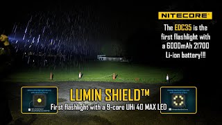 NITECORE EDC35 - 5000 lumens LUMIN SHIELD™ Flashlight | Hidden Type-C | 6000mAh 21700 | Rapid Lock™