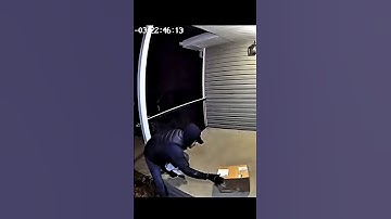 Package Thief Gets Shocked by Electric Trap | Caught on CCTV