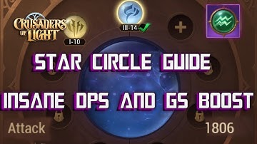 STAR CIRCLE GUIDE - INSANE STATS!? - Crusaders of Light