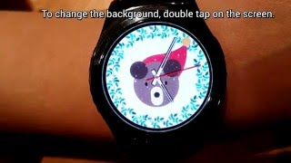 The beauty of Christmas for Samsung Gear S2 and Gear S3 - ANIMATED screenshot 2