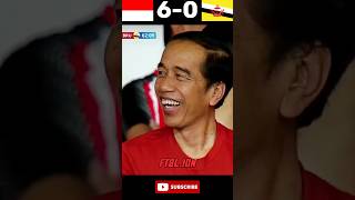 Indonesia vs Brunei | Kualifikasi Piala Dunia 2026#shorts #sepakbola #timnas #indonesia #jokowi