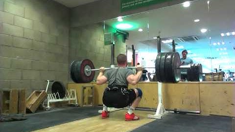 180kg Back Squat with 10 Second Pause